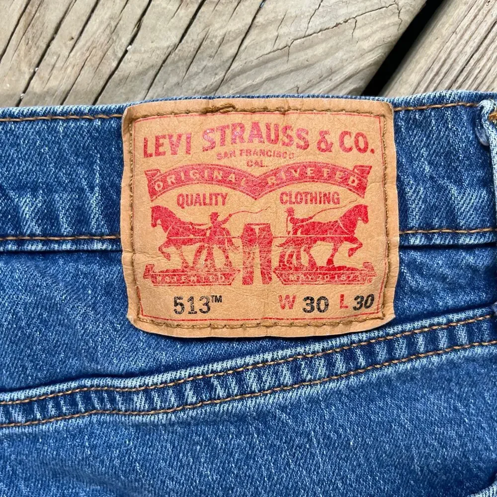 Levi's Men's 513 Jeans Medium Wash Size 30 X 30